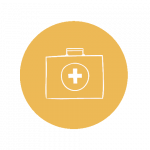 Zeichnung eines Arztkoffers