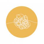 Zeichnung eines Linienknäuels